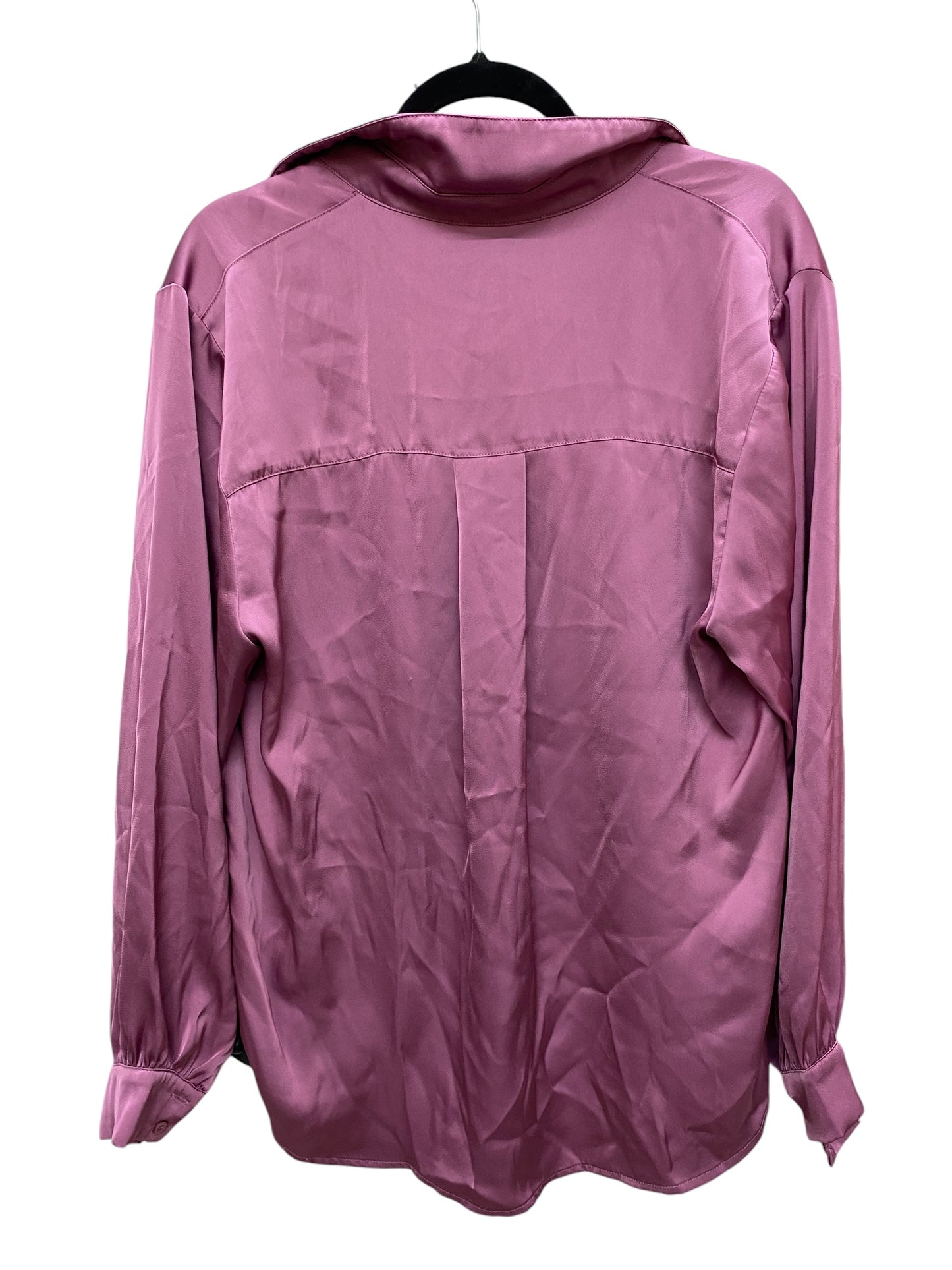 Top Long Sleeve By Fabrik In Purple, Size: S