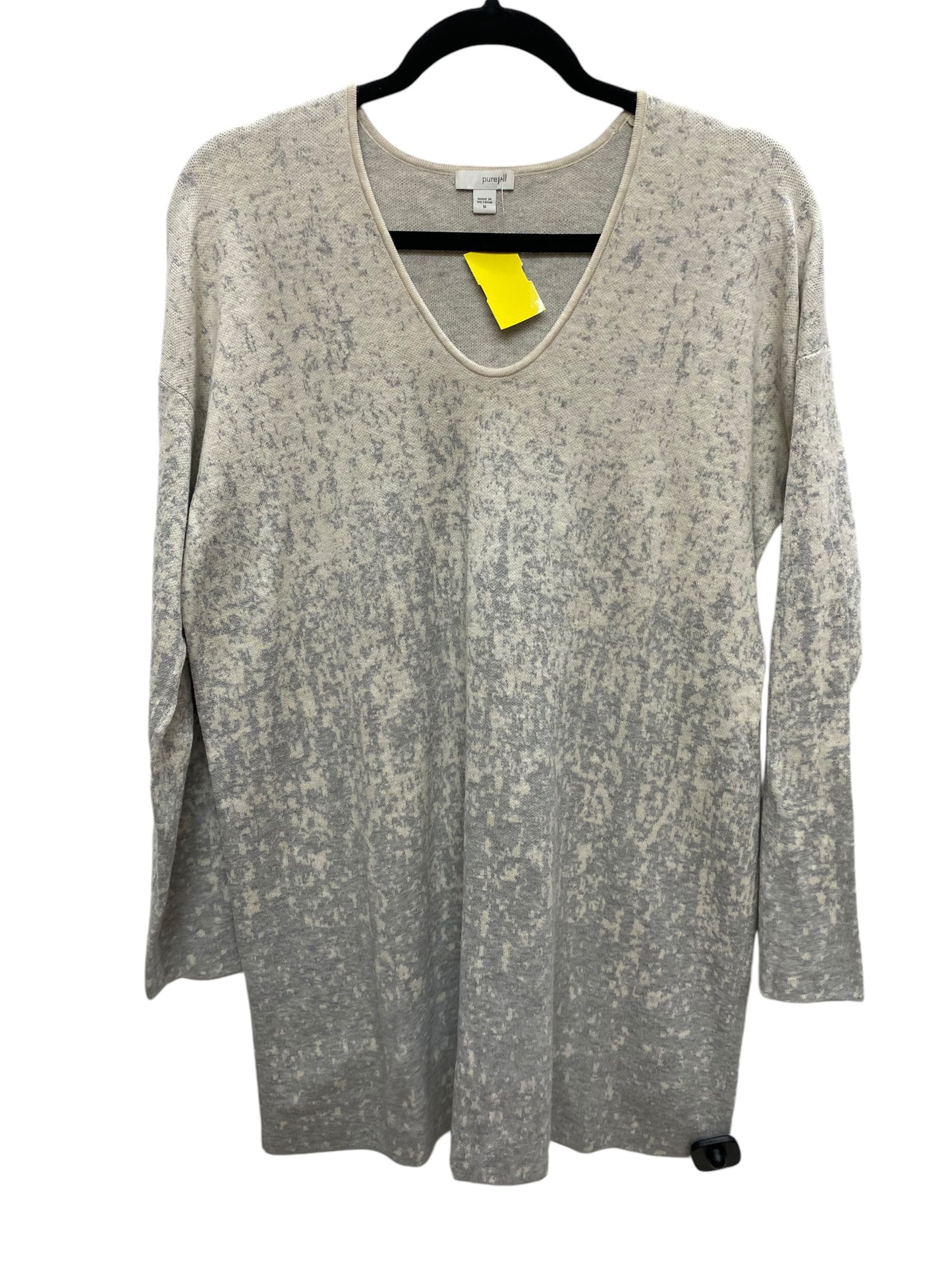 Sweater By Pure Jill In Grey, Size: M