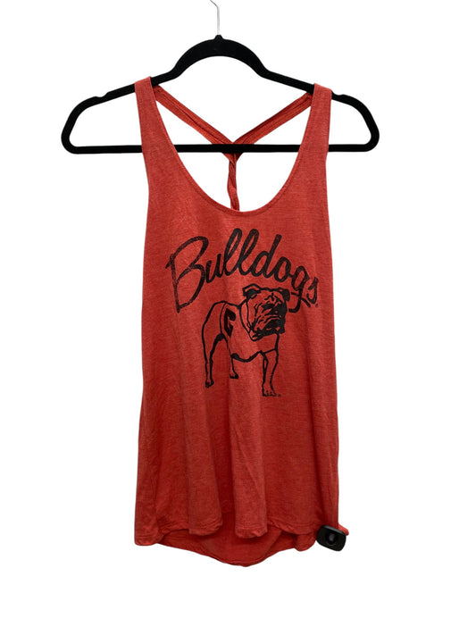 Top Sleeveless Basic By Clothes Mentor In Red, Size: M