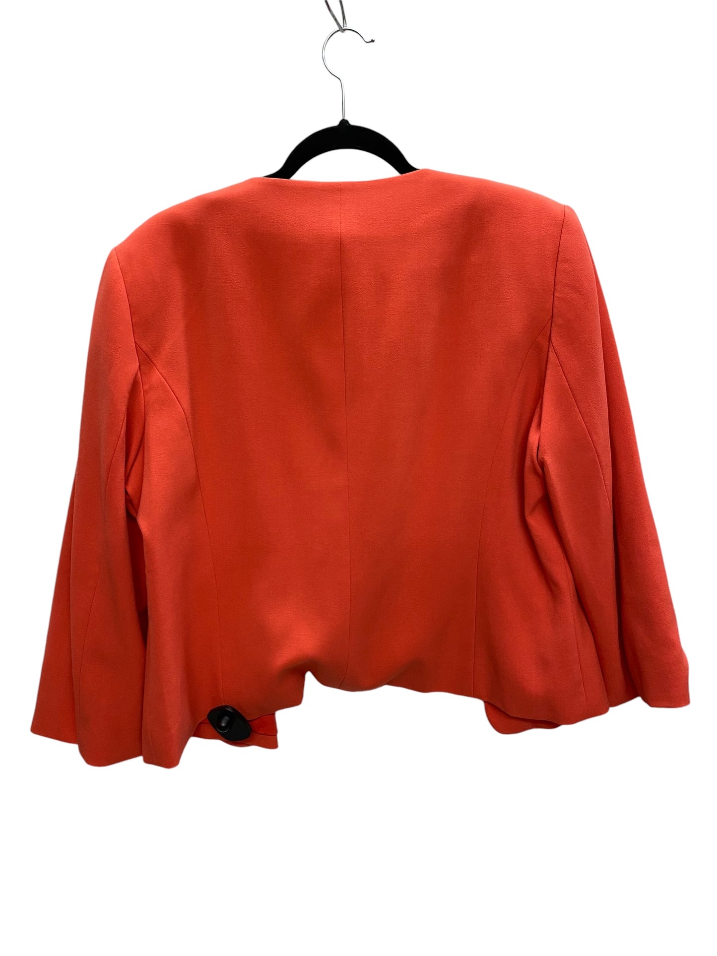 Blazer By Tahari By Arthur Levine In Orange, Size: 16