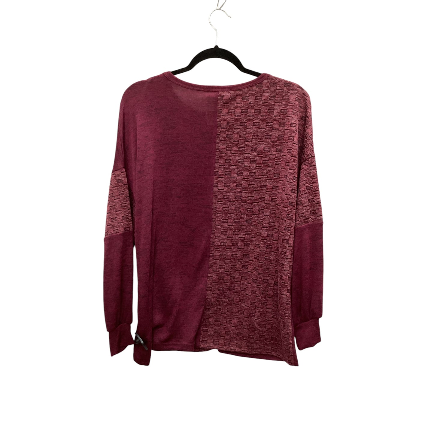 Top Long Sleeve By Haptics In Purple, Size: S