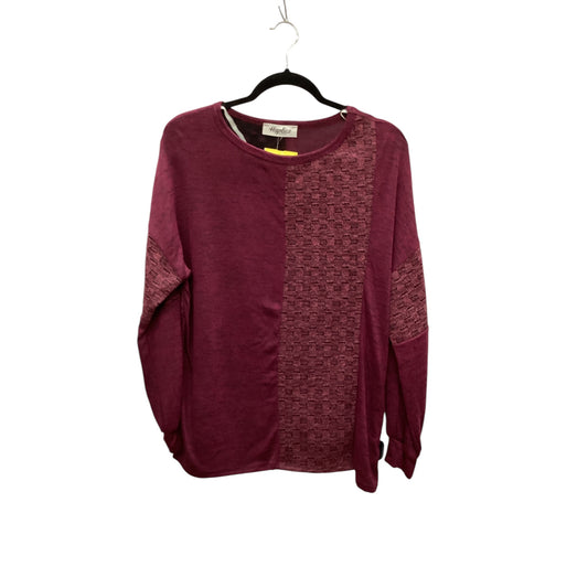 Top Long Sleeve By Haptics In Purple, Size: S