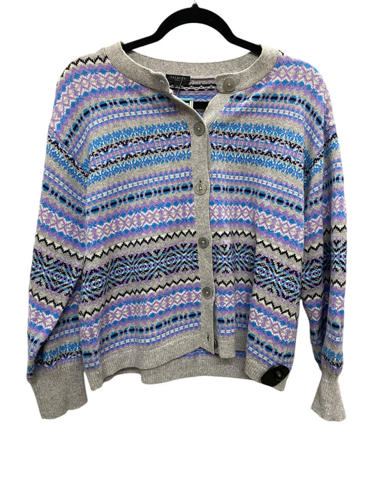 Sweater Cardigan By Talbots In Multi-colored, Size: Lp