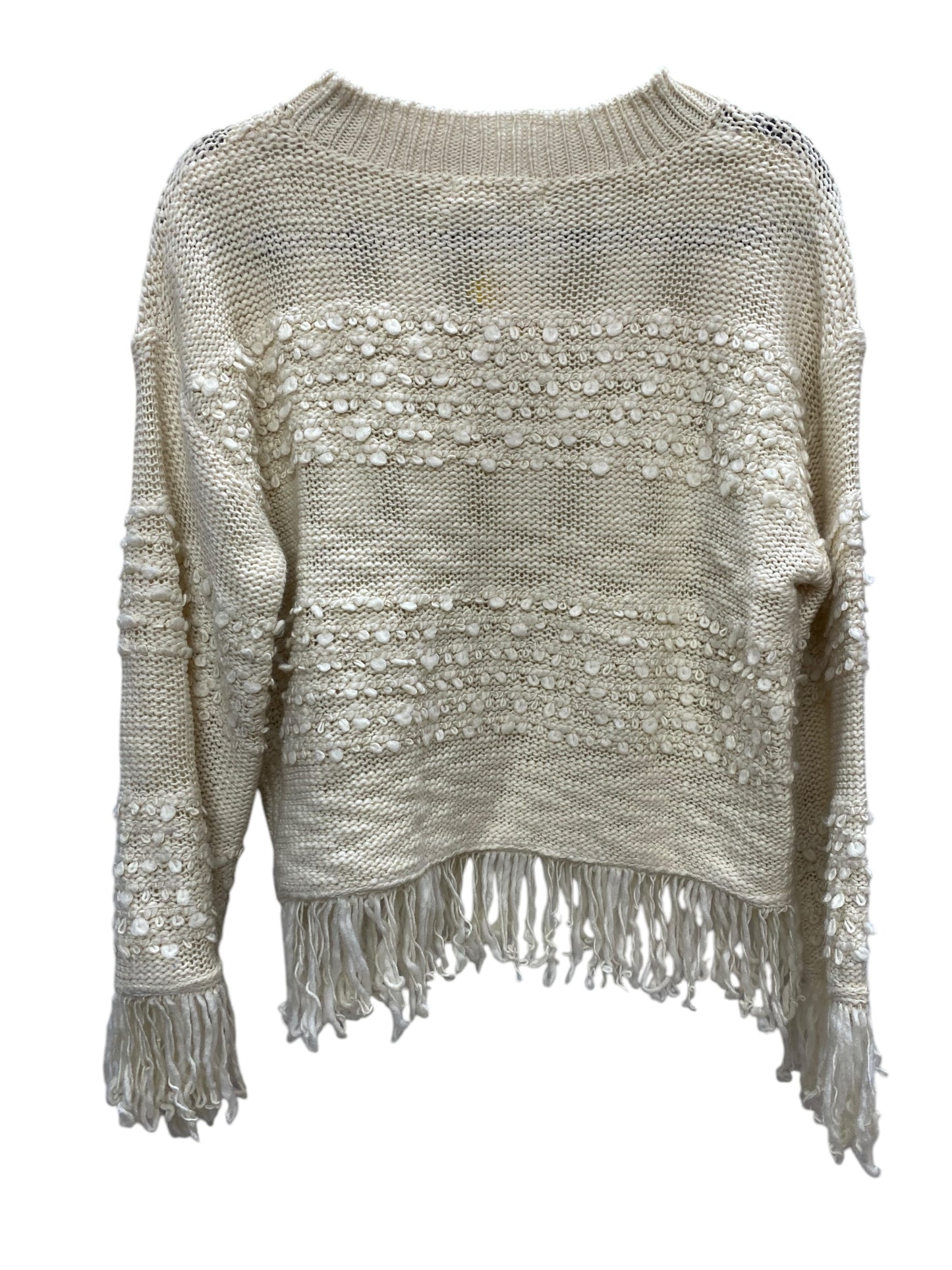 Sweater By Ellison In Cream, Size: L