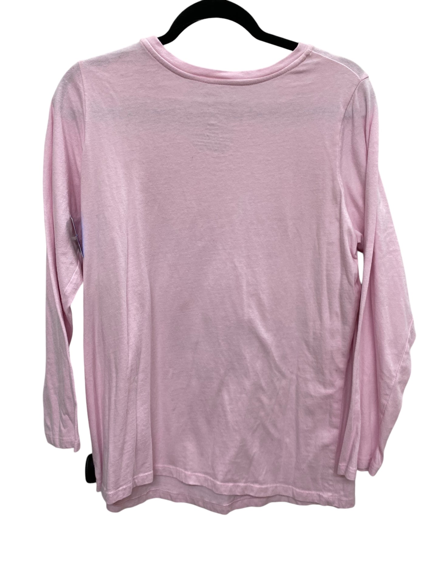 Top Long Sleeve By Clothes Mentor In Pink, Size: M