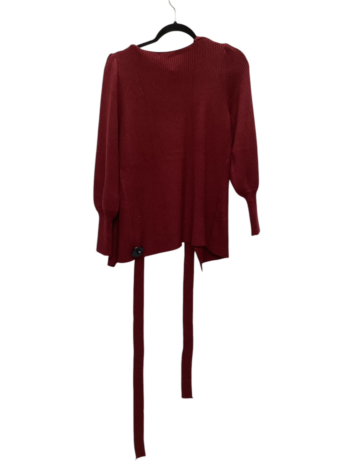 Cardigan By Clothes Mentor In Red, Size: S