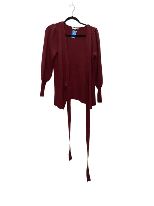 Cardigan By Clothes Mentor In Red, Size: S