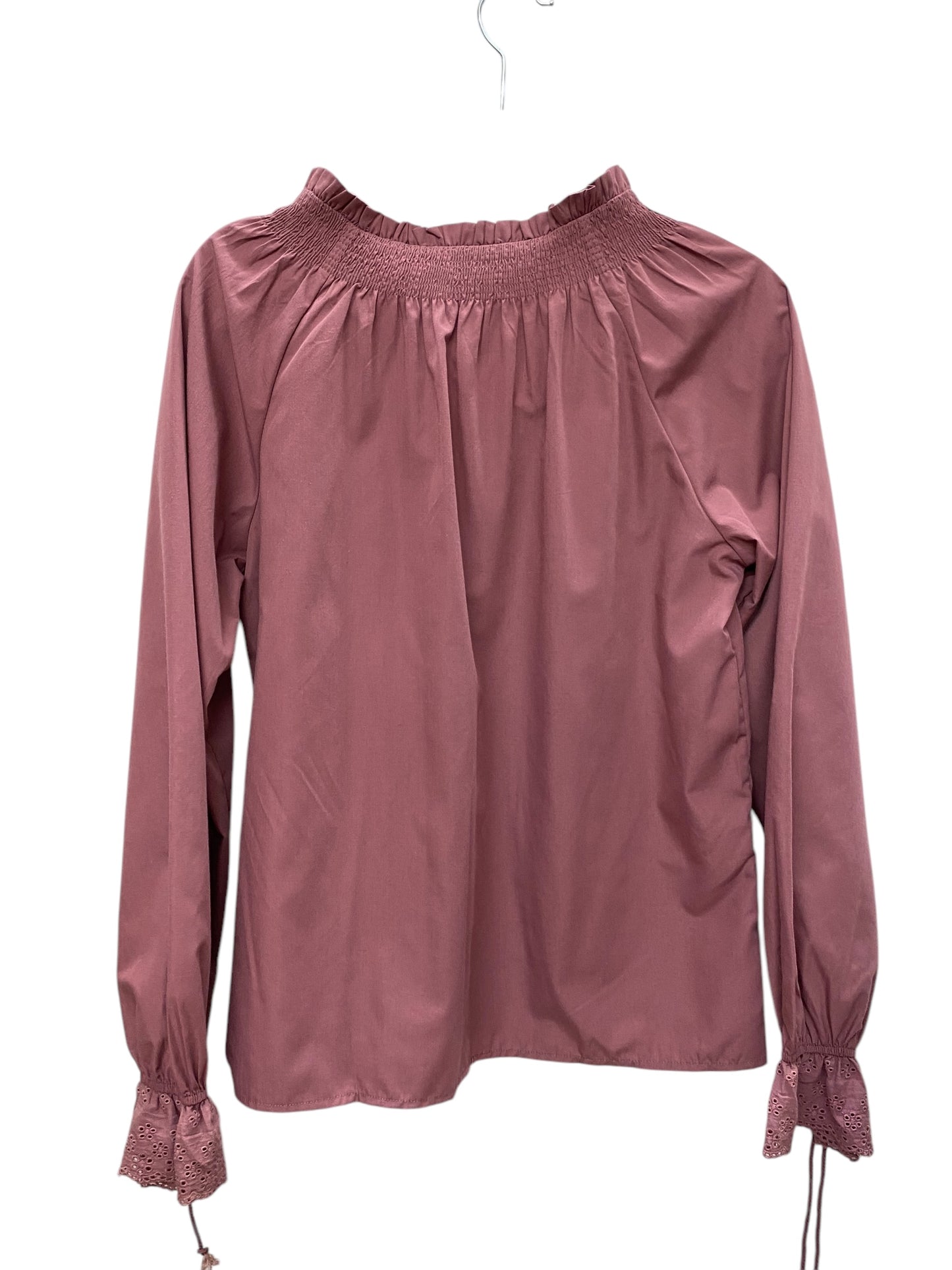 Top Long Sleeve By Listicle In Pink, Size: S