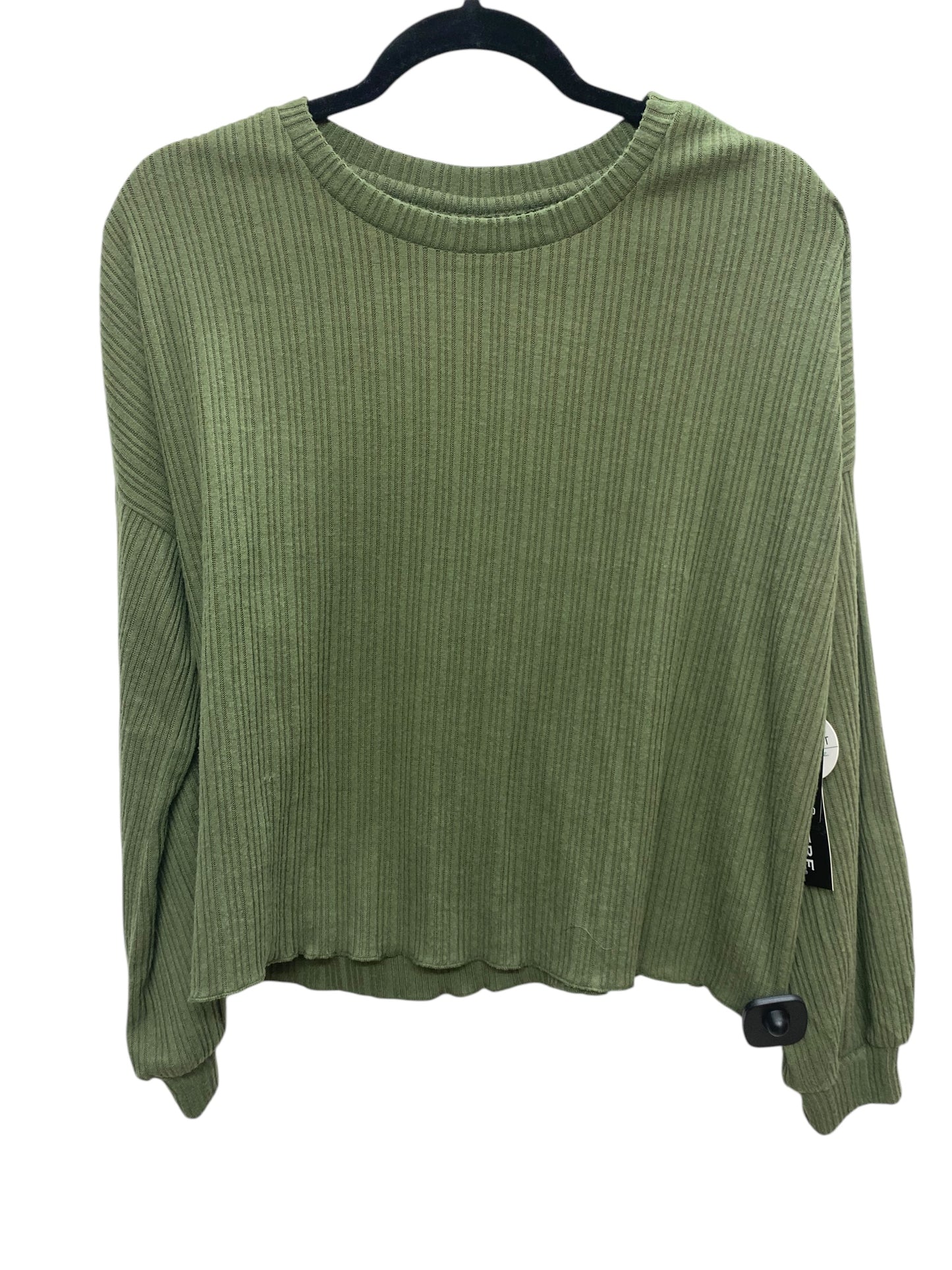 Top Long Sleeve Basic By Clothes Mentor In Green, Size: L