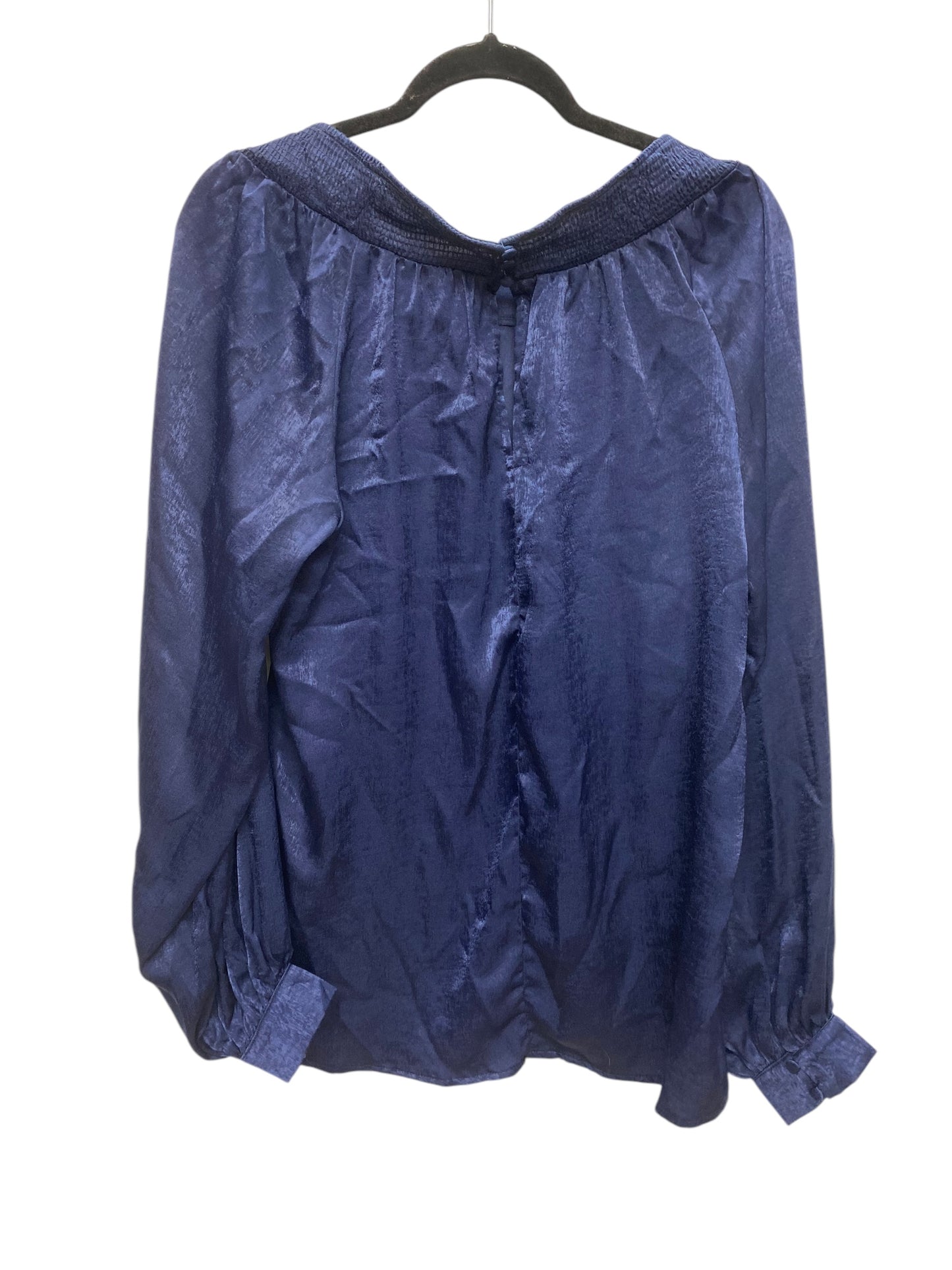 Top Long Sleeve By Umgee In Blue, Size: L