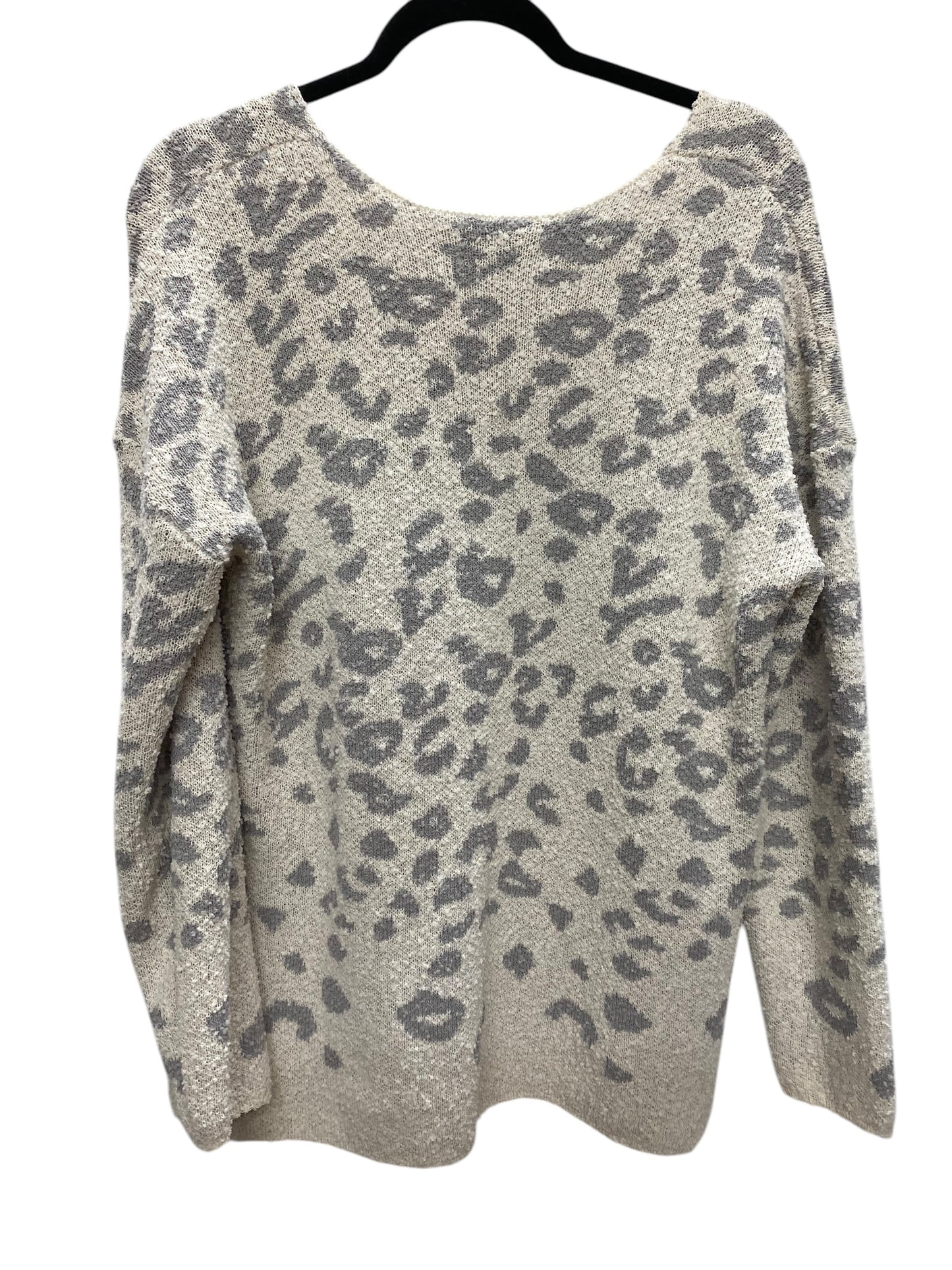 Sweater By Knox Rose In Animal Print, Size: L