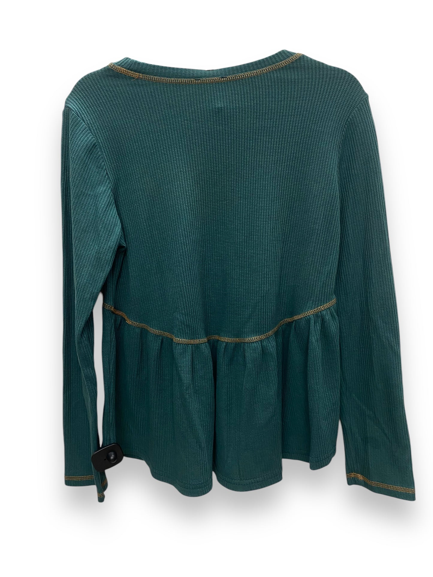 Top Long Sleeve By Clothes Mentor In Green, Size: M