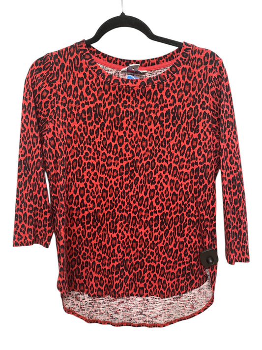 Top Long Sleeve Basic By Tommy Bahama In Red, Size: S