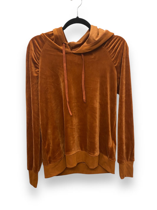 Sweatshirt Hoodie By Jane And Delancey In Brown, Size: M