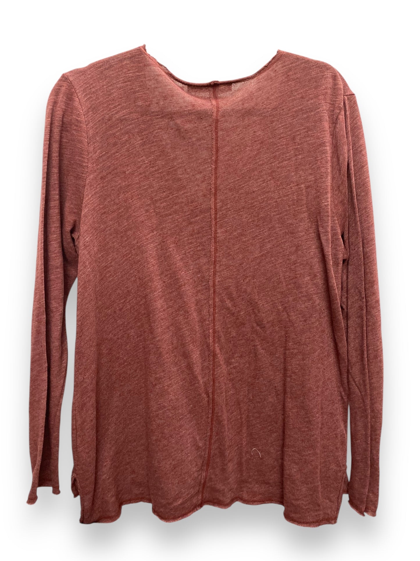 Top Long Sleeve By Project Social Tee In Red, Size: M