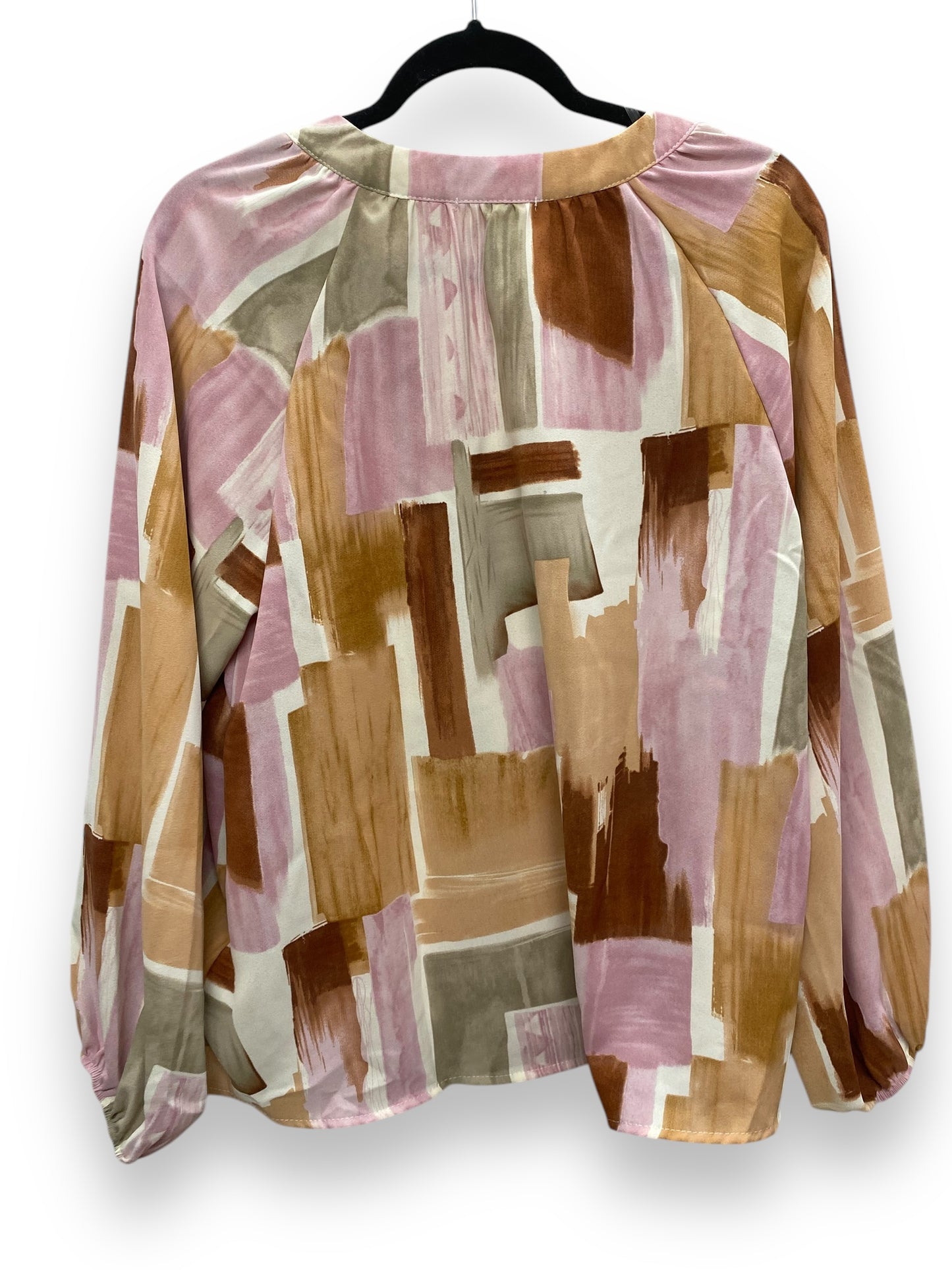 Top Long Sleeve By Entro In Multi-colored, Size: S