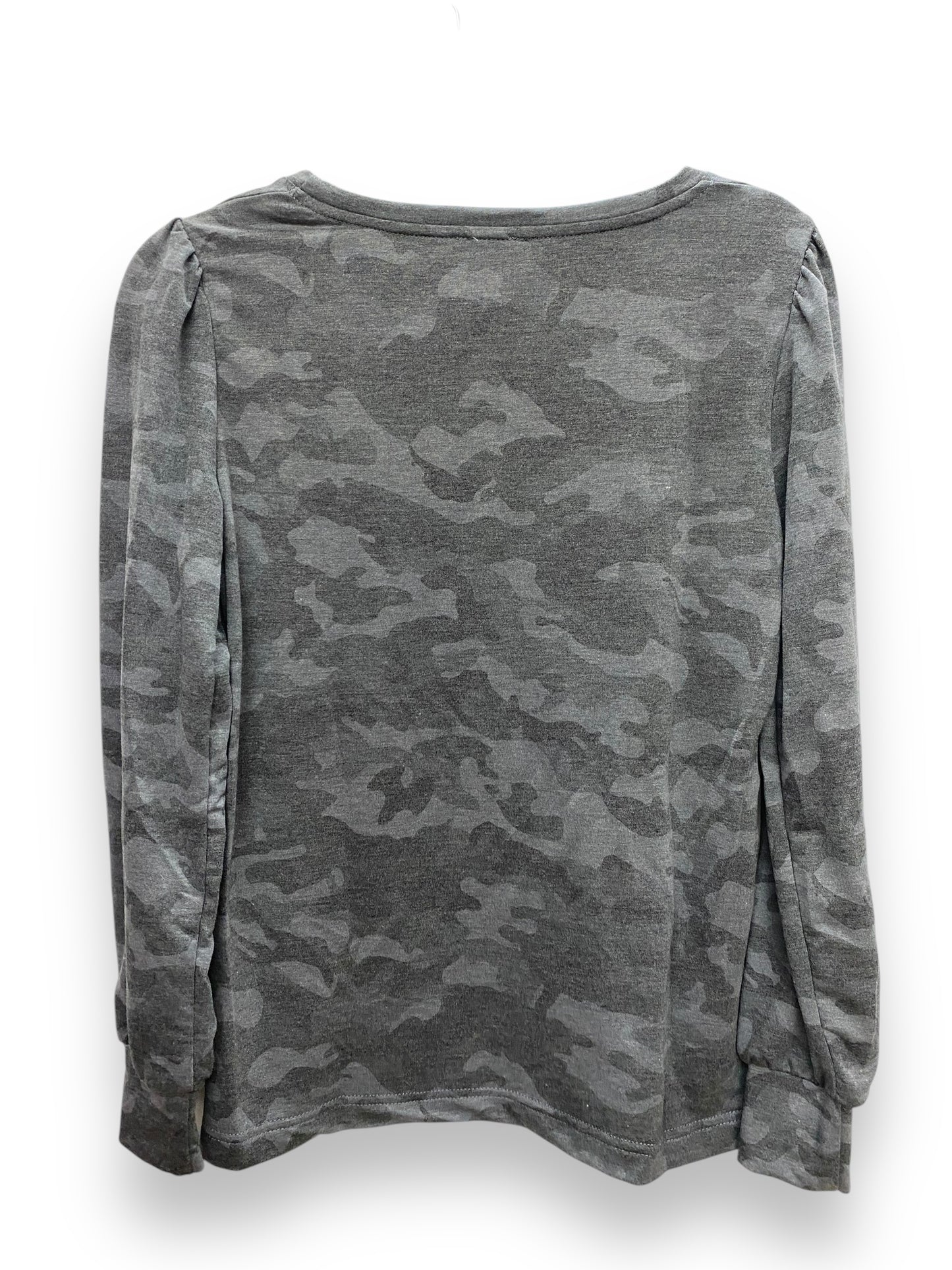 Top Long Sleeve Basic By Jane And Delancey In Grey, Size: S