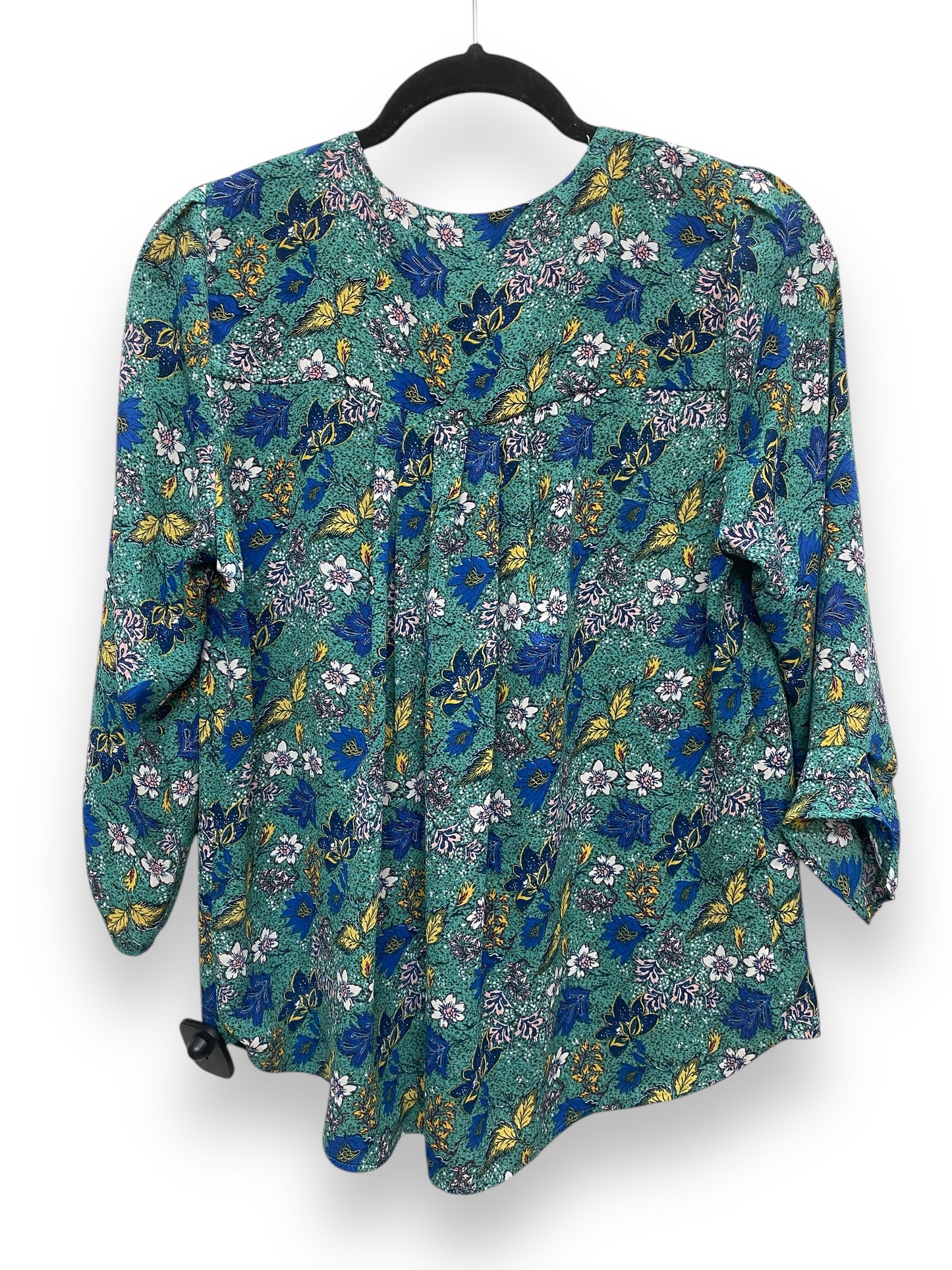 Top 3/4 Sleeve By Dr2 In Green, Size: M