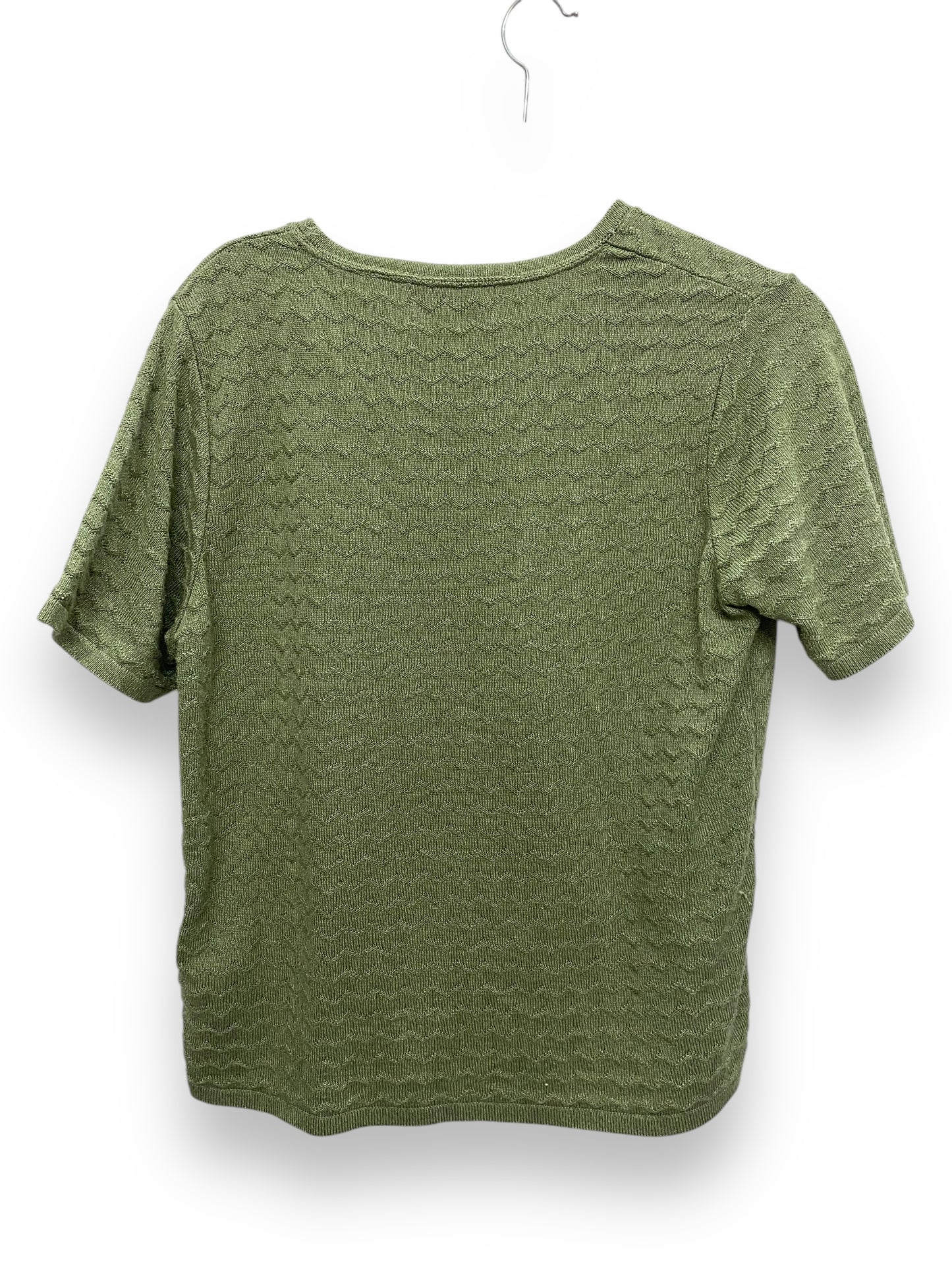 Top Short Sleeve By Alfred Dunner In Green, Size: S