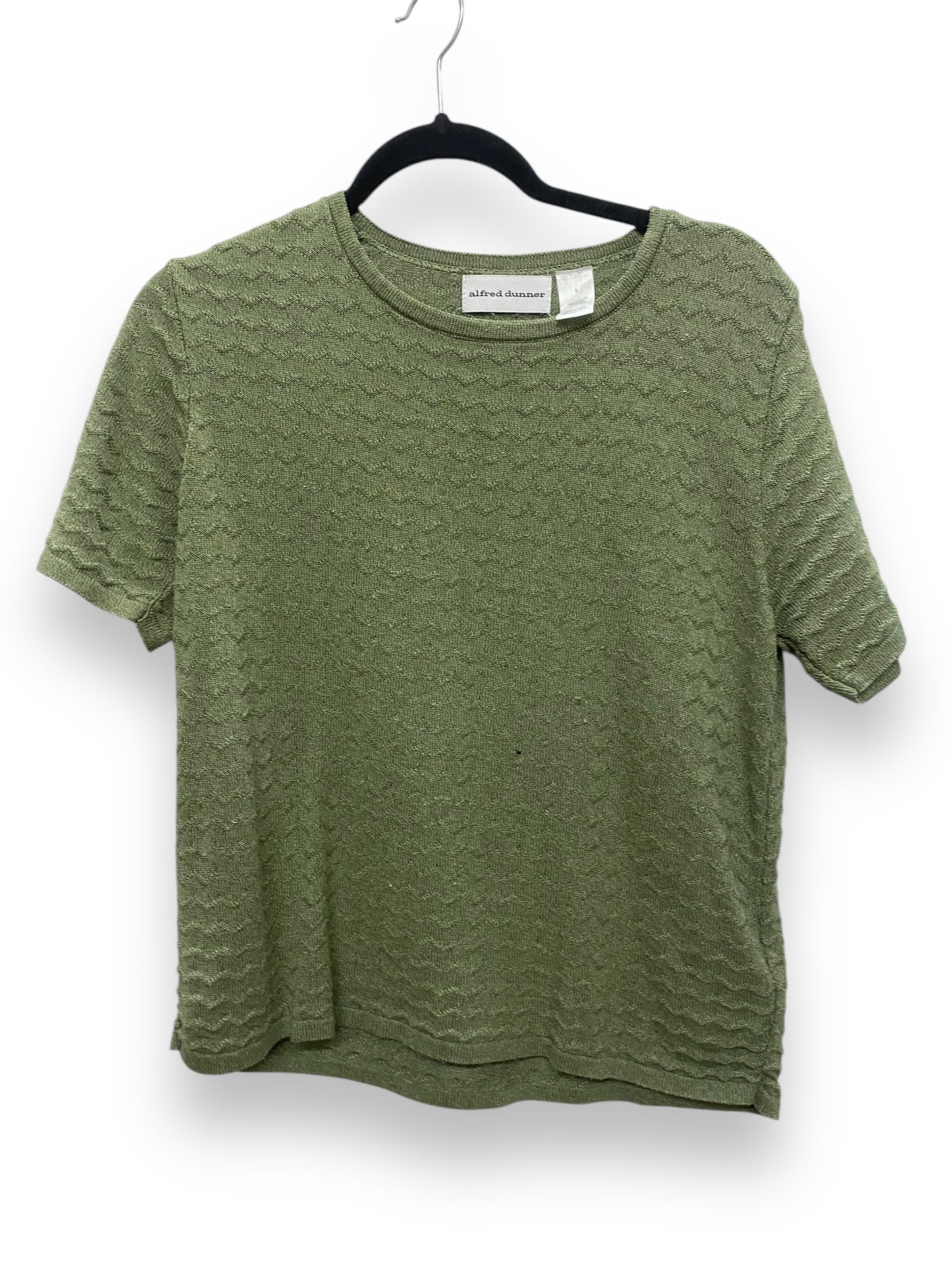 Top Short Sleeve By Alfred Dunner In Green, Size: S