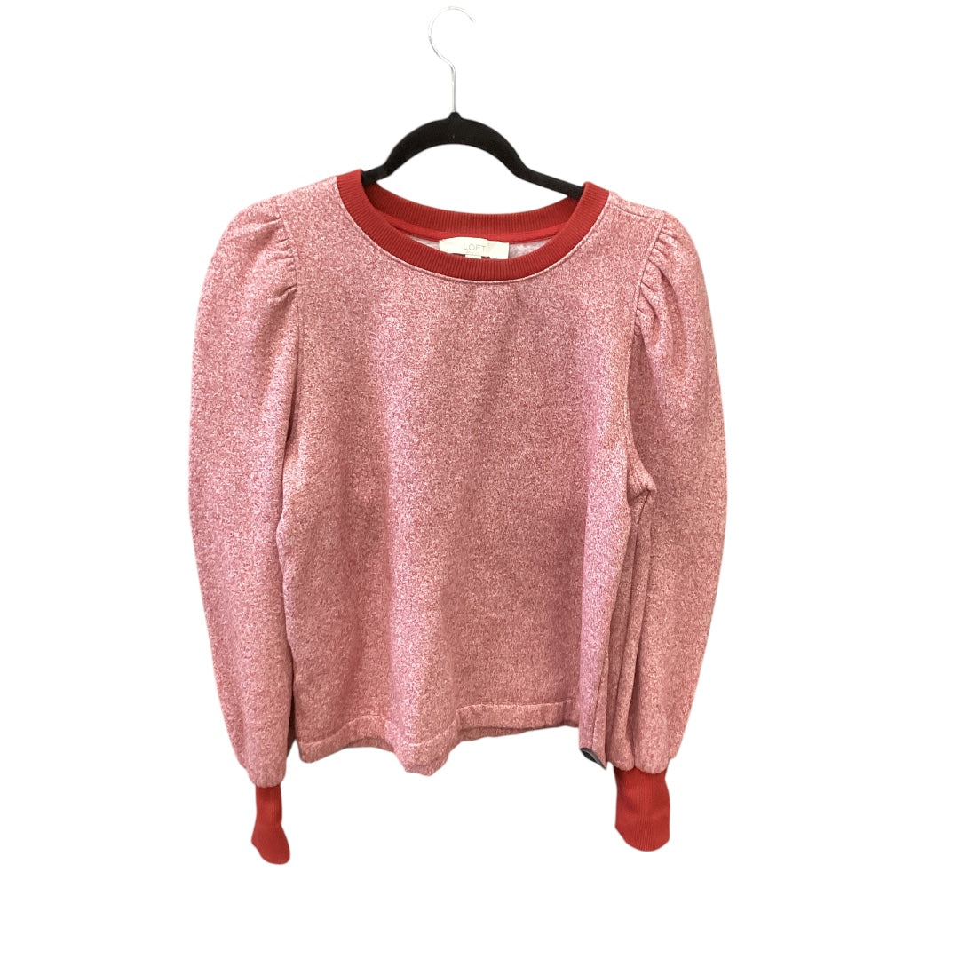 Top Long Sleeve By Loft In Red, Size: M