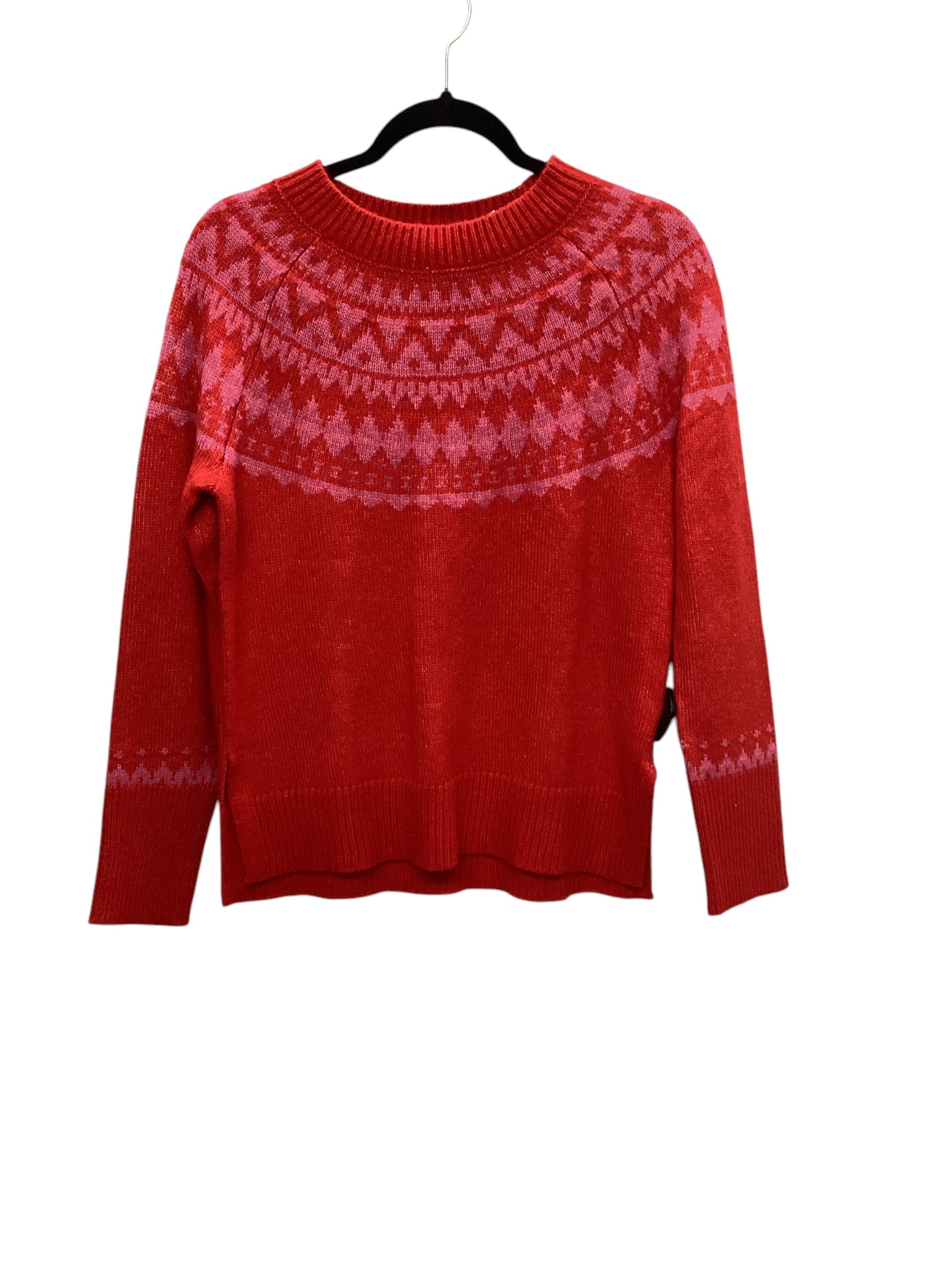 Sweater By Talbots In Red, Size: Xs