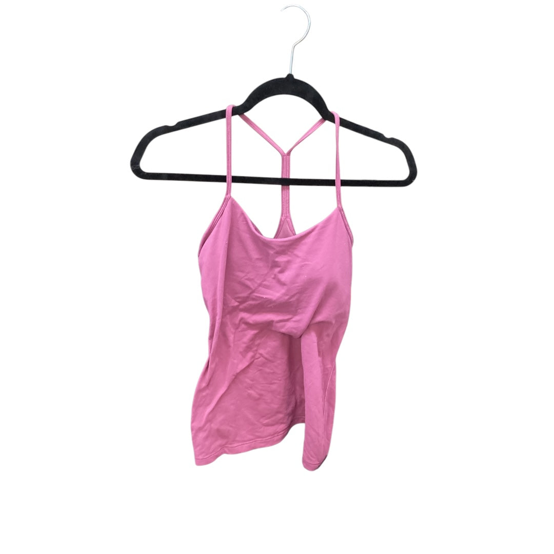 Athletic Tank Top By Lululemon In Pink, Size: 6