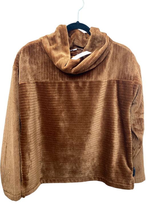 Top Long Sleeve By Loft In Brown, Size: S