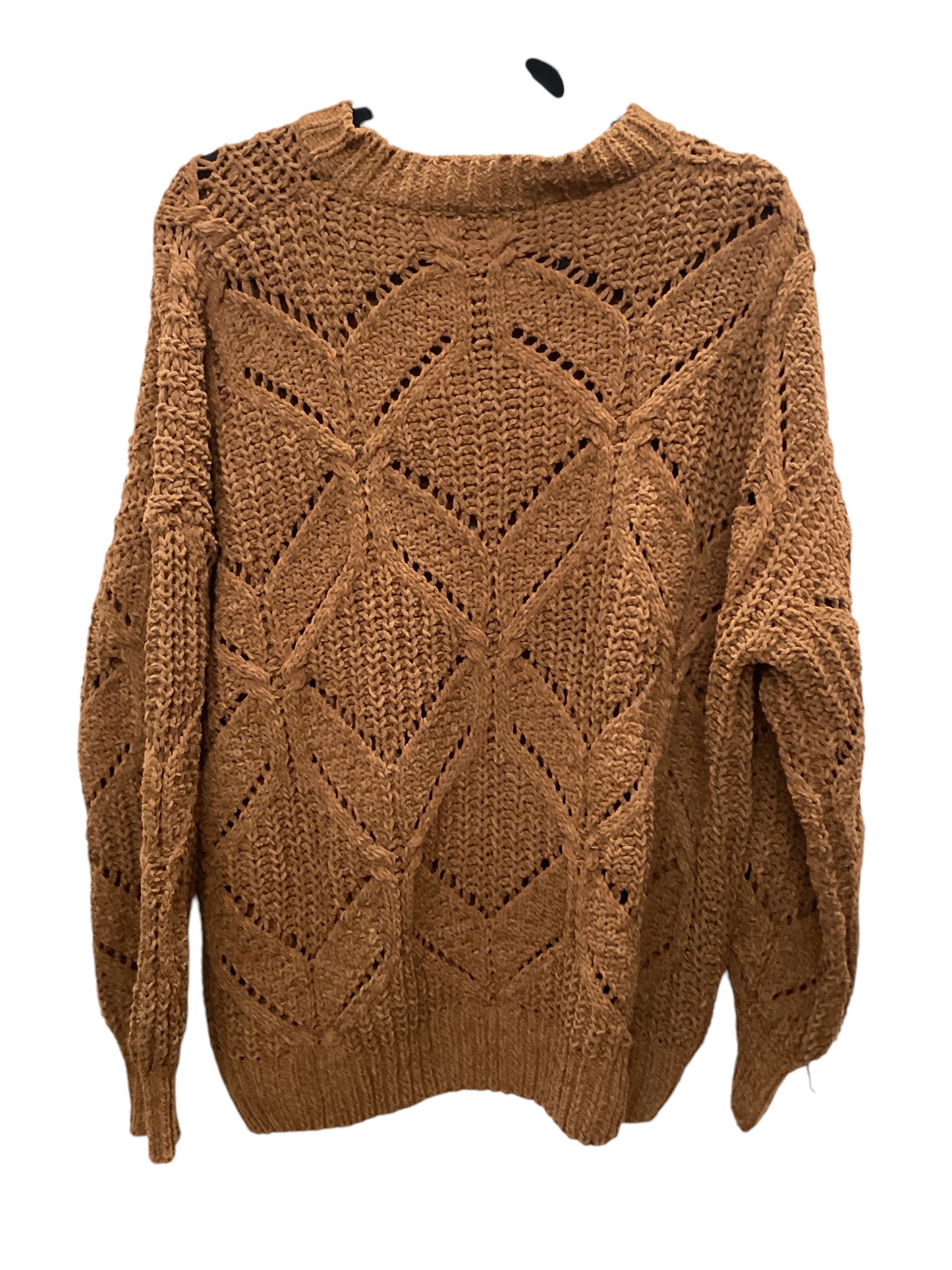 Sweater By Clothes Mentor In Brown, Size: S