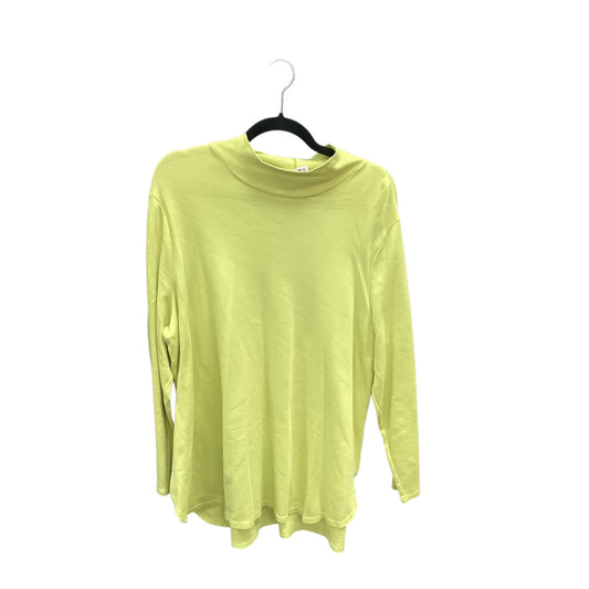 Top Long Sleeve Basic By Chicos In Green, Size: 4