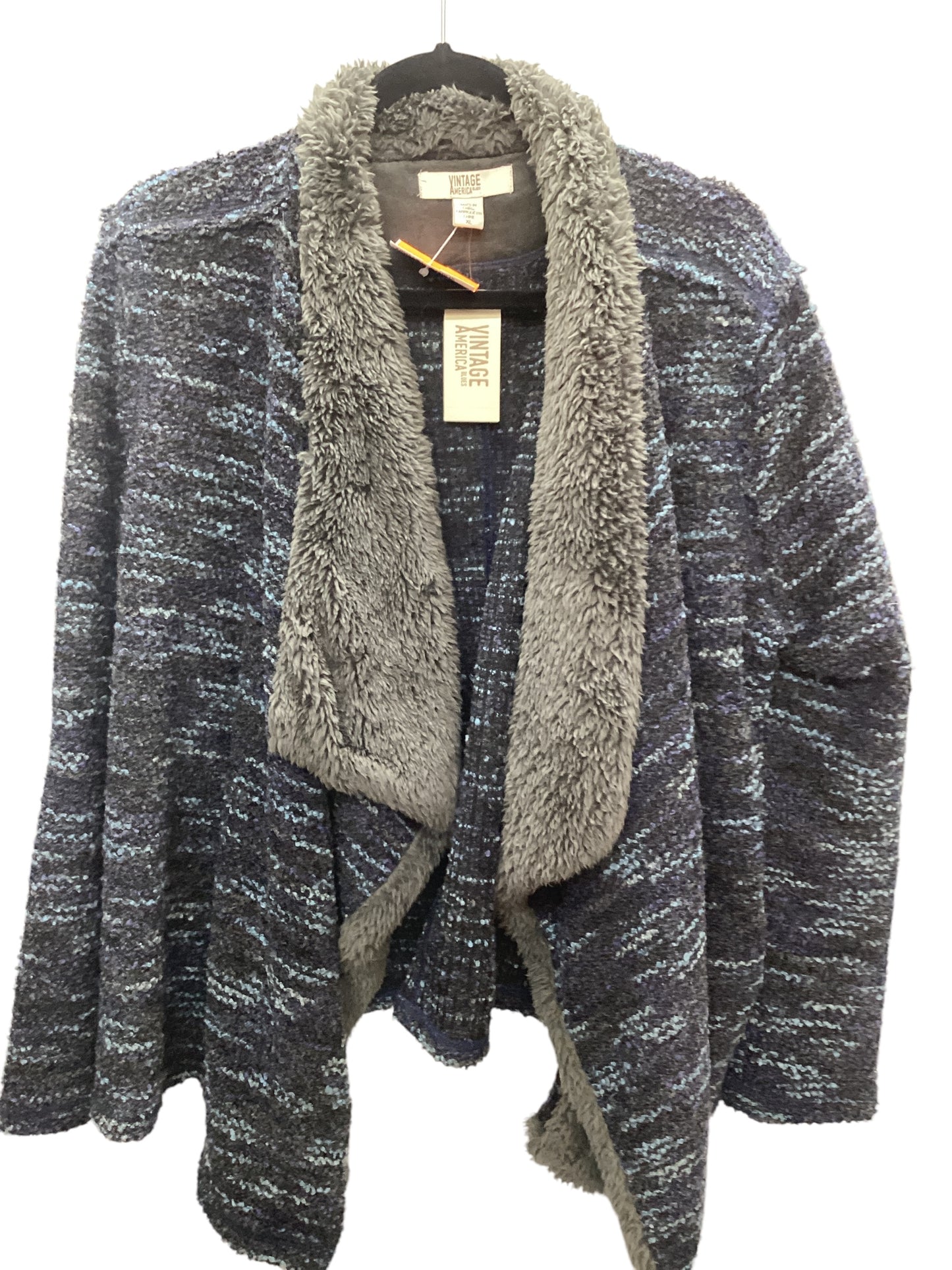 Sweater Cardigan By Vintage America  Size: Xl
