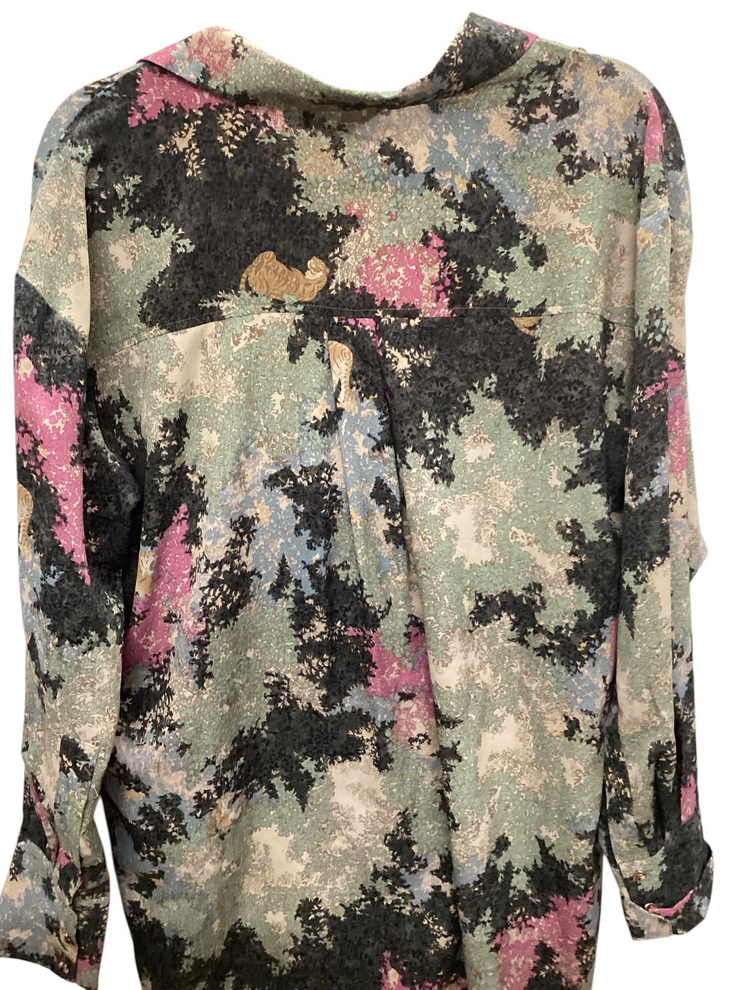 Top Long Sleeve By Entro In Multi-colored, Size: M