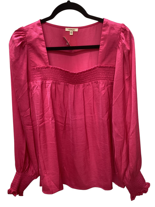 Top Long Sleeve By Jodifl In Pink, Size: S