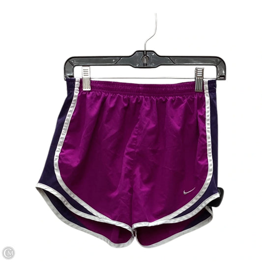 Athletic Shorts By Nike In Purple, Size: S