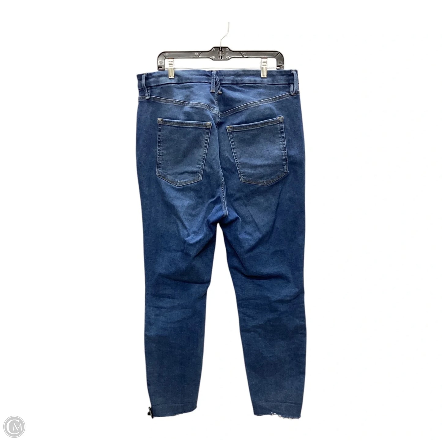 Jeans Skinny By Good American In Blue Denim, Size: 16