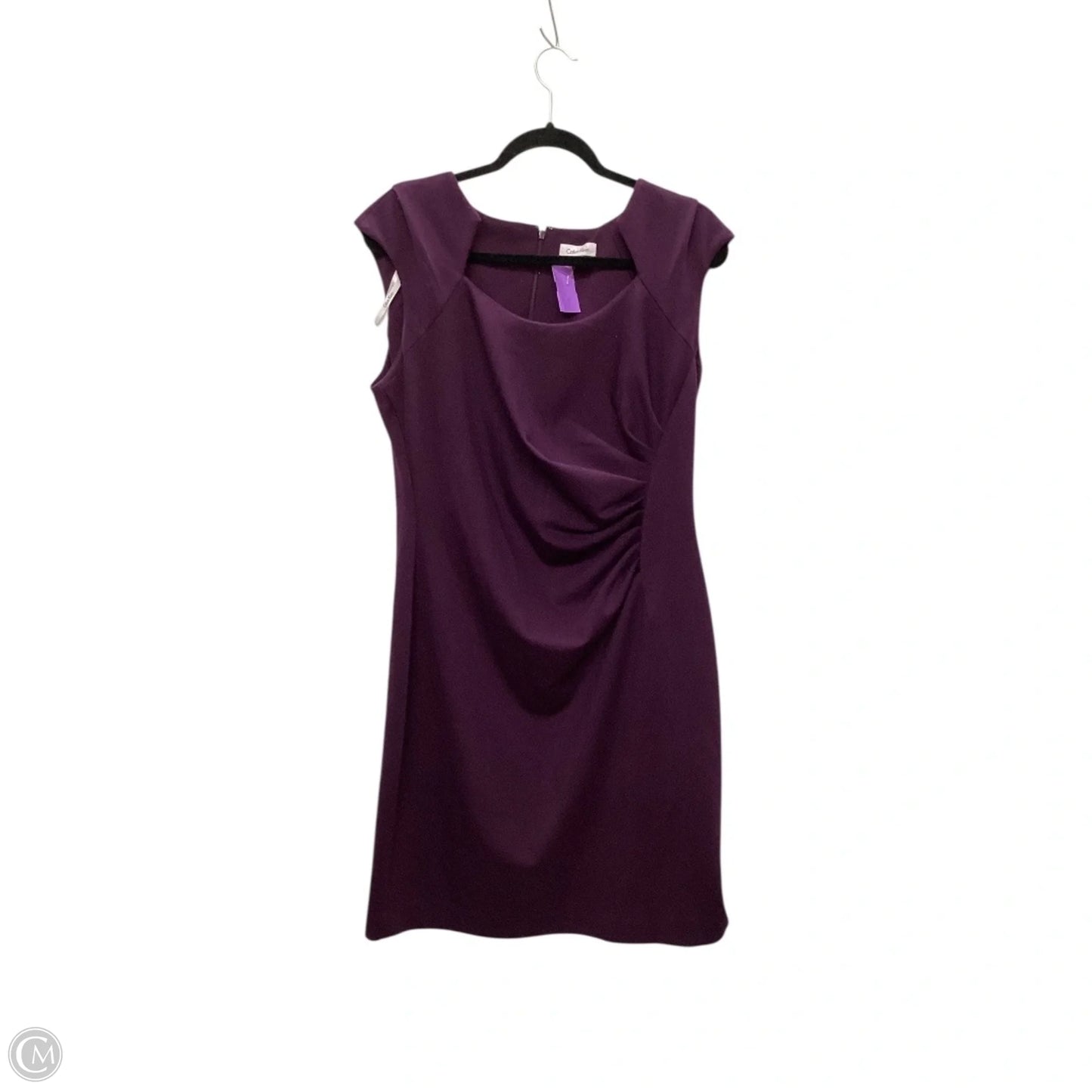 Dress Work By Calvin Klein In Purple, Size: 14