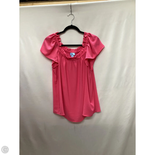 Top Sleeveless By Cece In Pink, Size: L