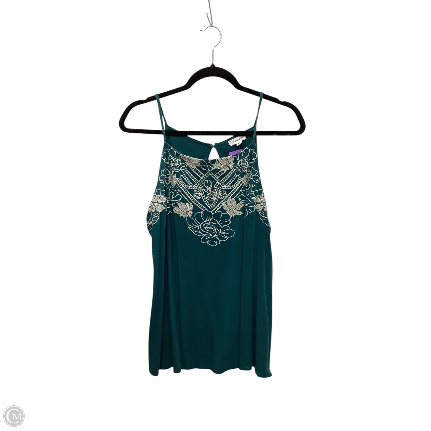 Top Sleeveless By Eyeshadow In Green, Size: Xl