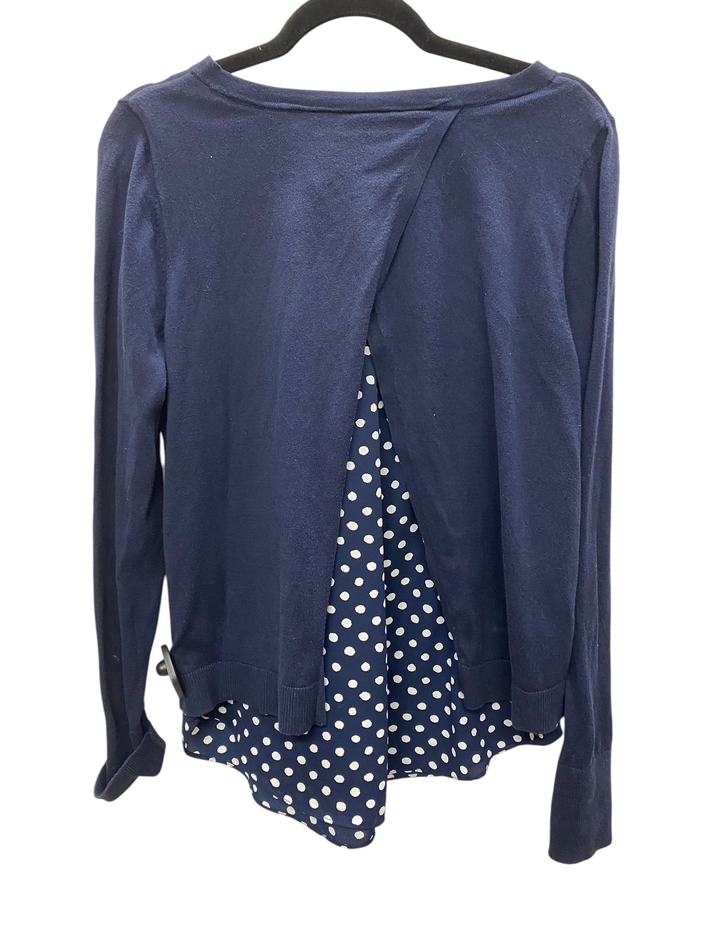 Top Long Sleeve By Loft In Blue, Size: S