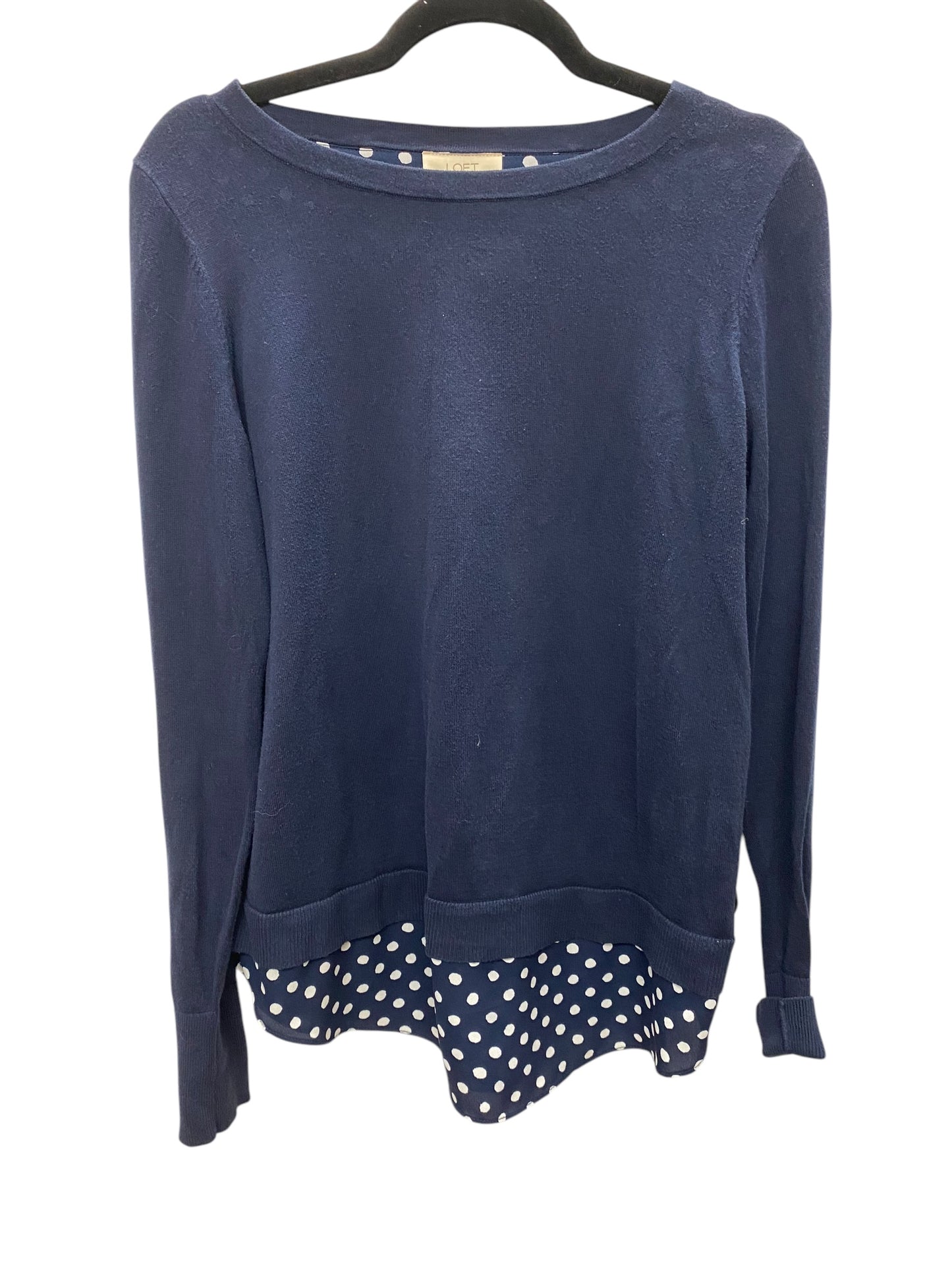 Top Long Sleeve By Loft In Blue, Size: S