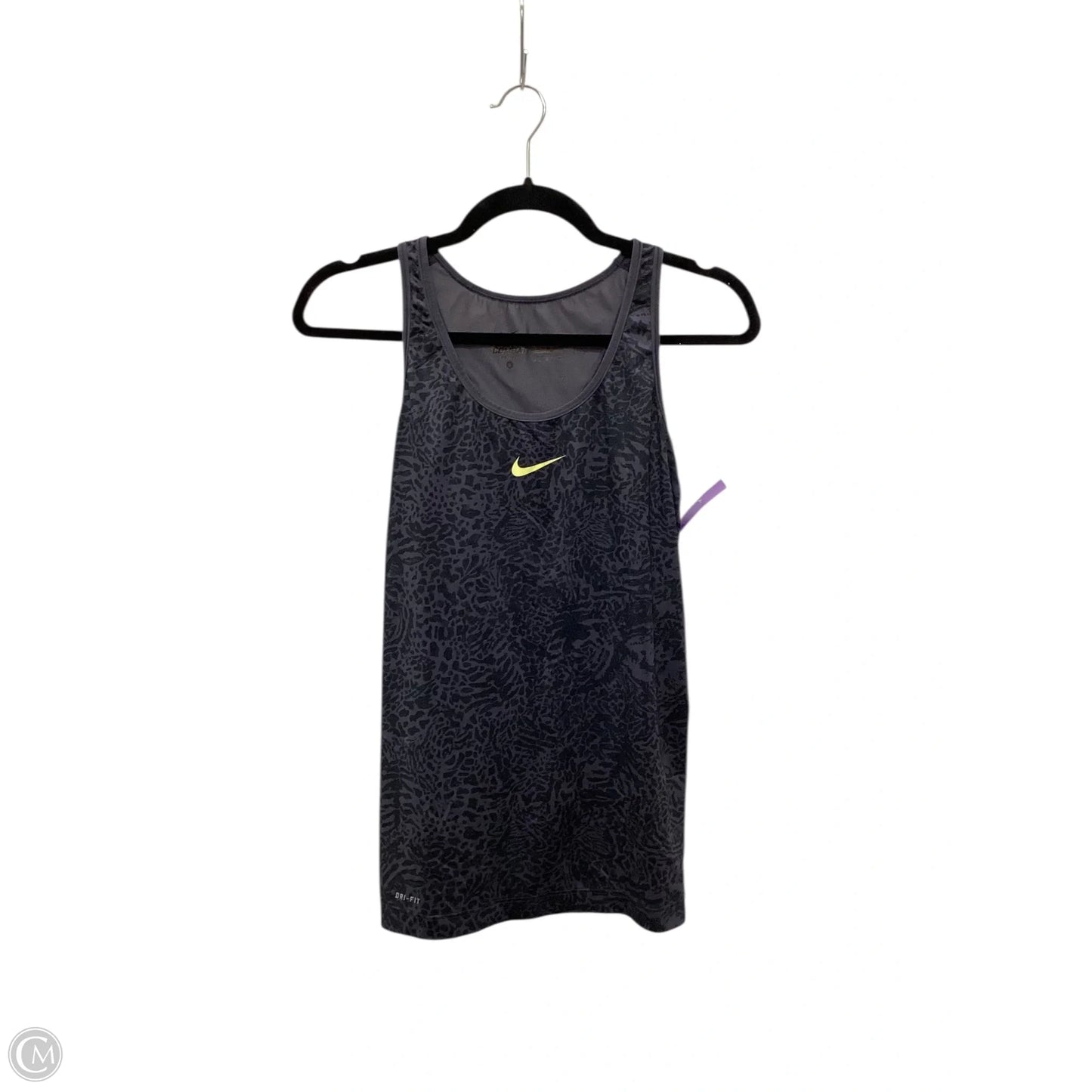Athletic Tank Top By Nike In Animal Print, Size: S