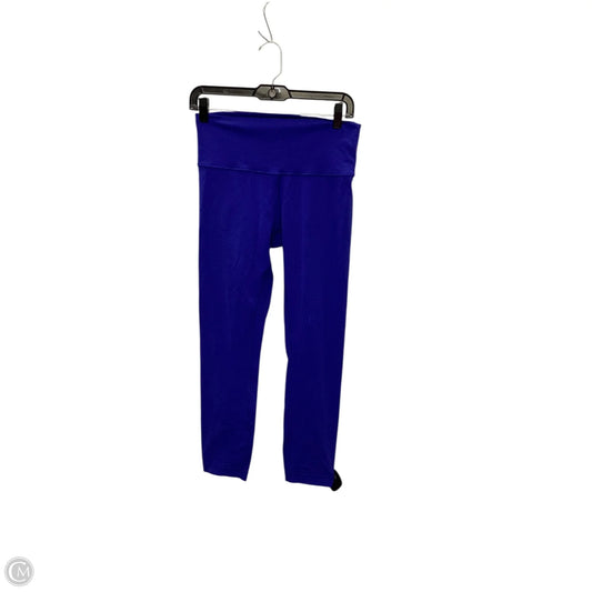 Athletic Leggings By Lululemon In Blue, Size: 8