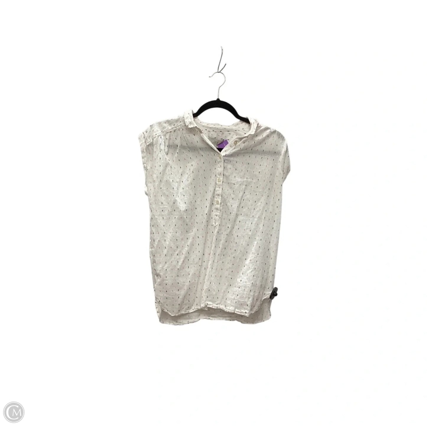 Top Sleeveless By Loft In White, Size: Xs
