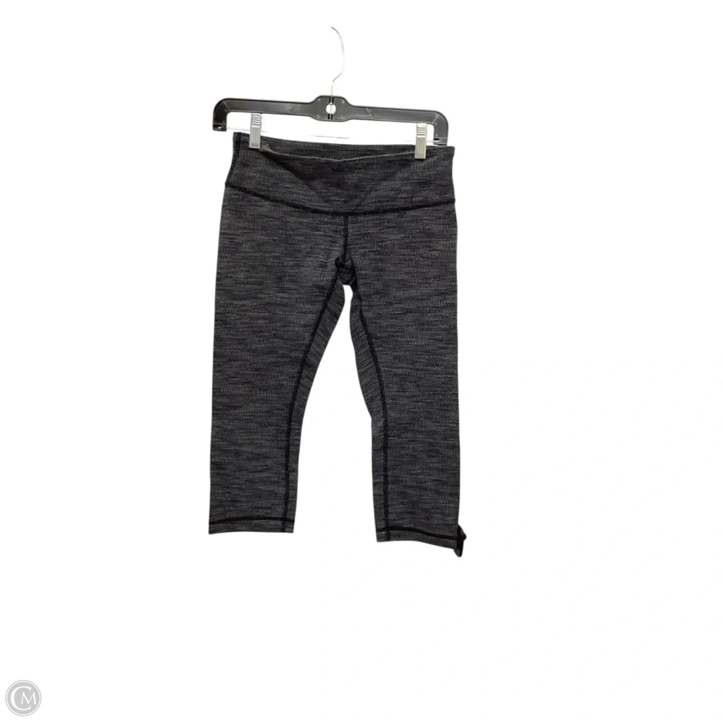 Athletic Capris By Lululemon In Grey, Size: 4