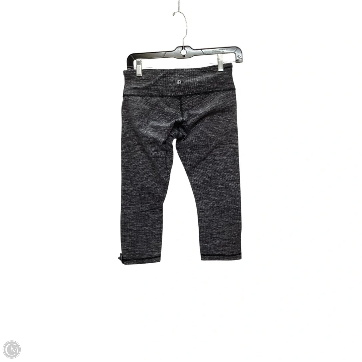 Athletic Capris By Lululemon In Grey, Size: 4