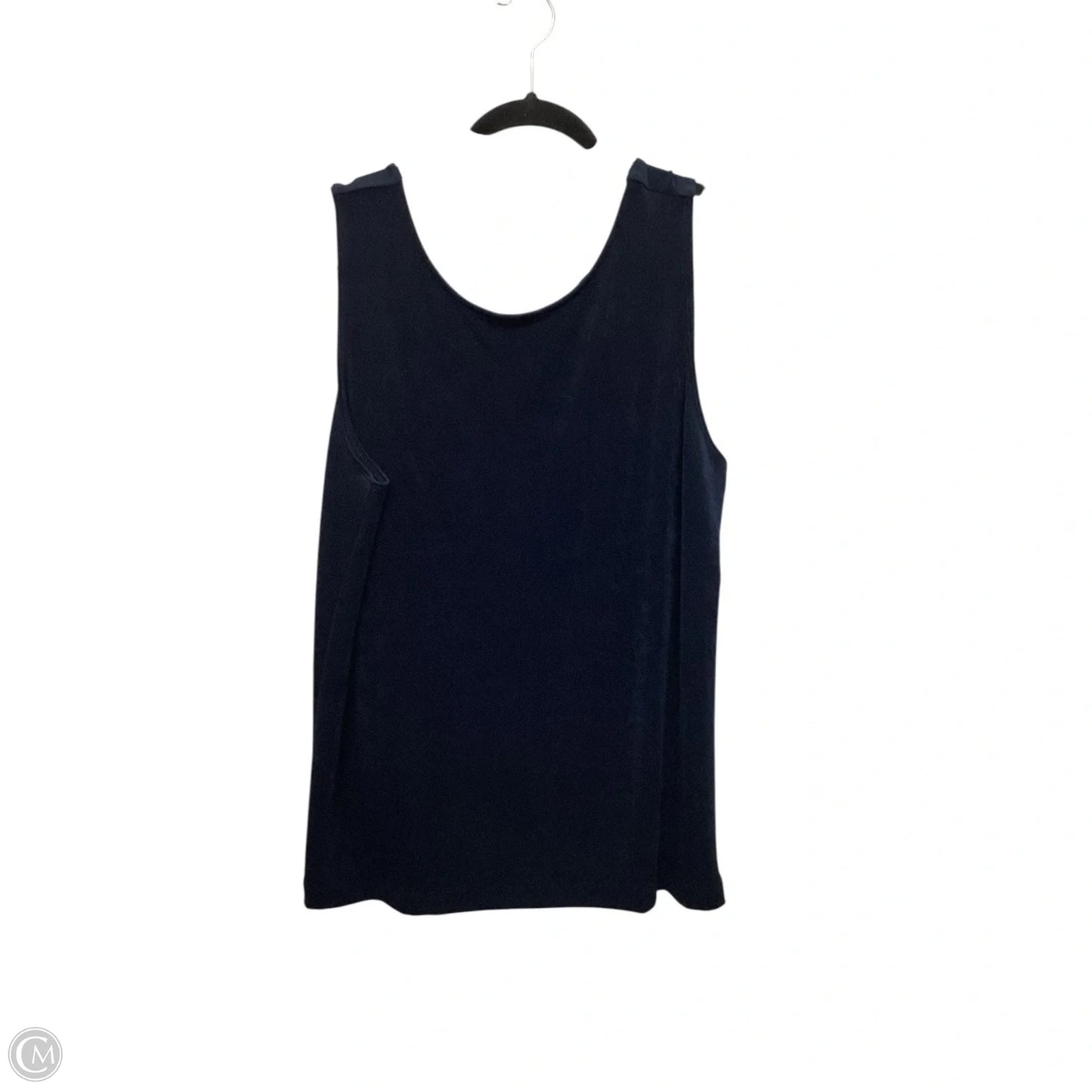 Top Sleeveless Basic By Chicos In Navy, Size: Xl