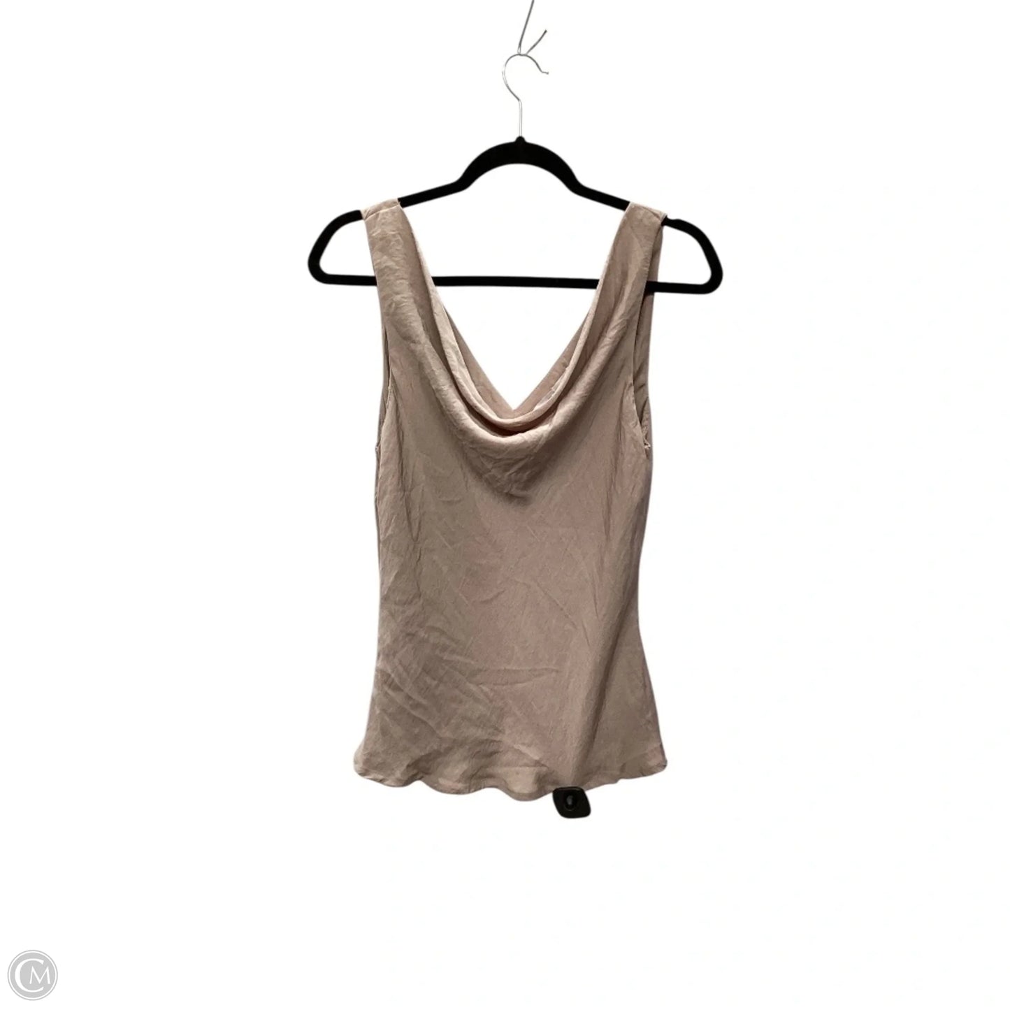 Top Sleeveless By Cmc In Beige, Size: 12