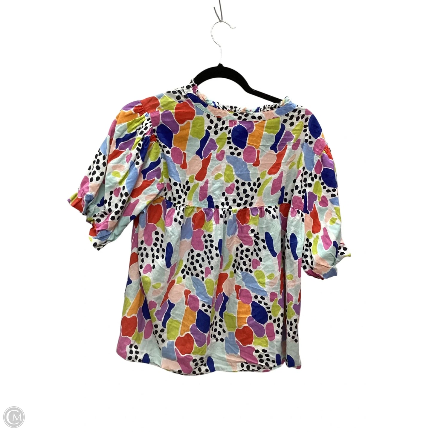 Top Short Sleeve By Thml In Multi-colored, Size: Xl