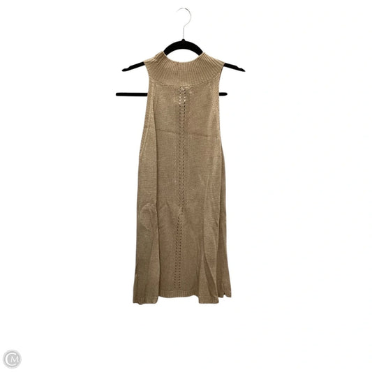 Top Sleeveless By 525 America In Gold, Size: S