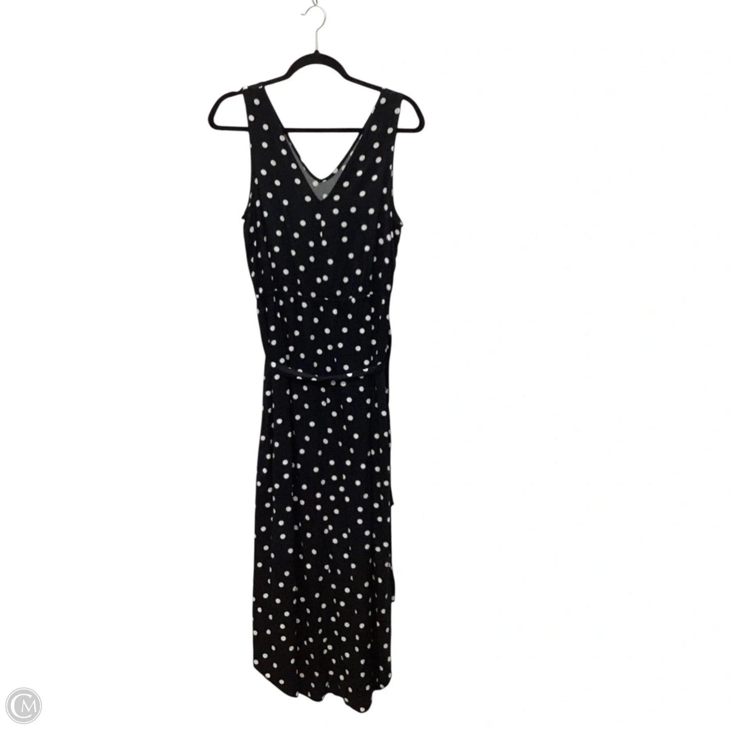 Dress Casual Maxi By A New Day In Polkadot Pattern, Size: M